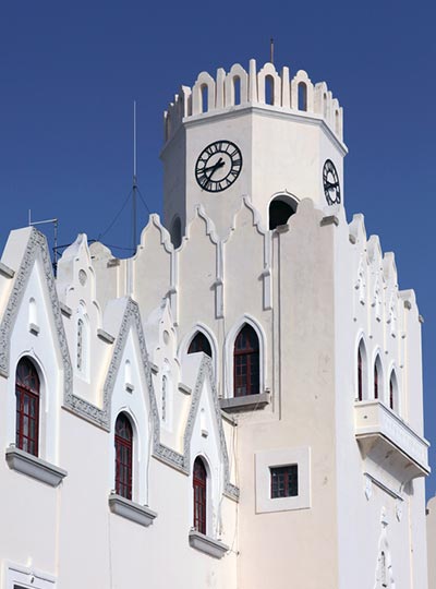 building Dikitirio architecture of kos island