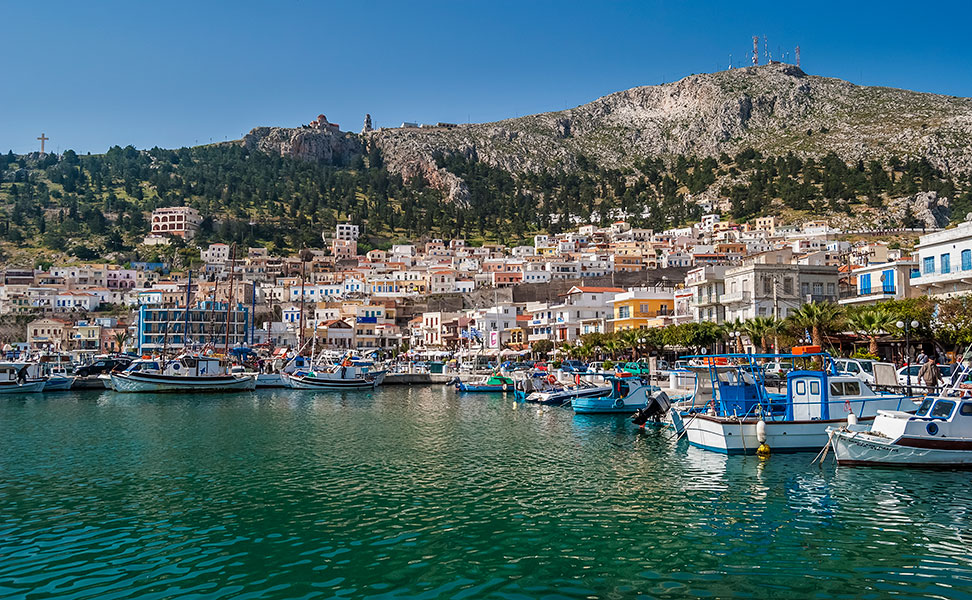 Kalymnos the "sponge-divers" Island.