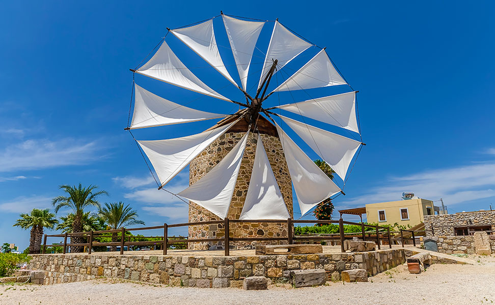 Traditional windmill of Antimachia - Kos