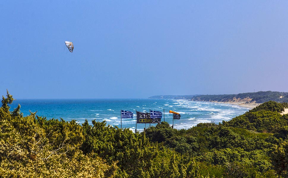 Kitesurfing in Kohilari beach