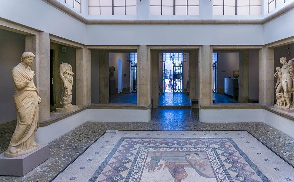 Αtrium of the Archaeological Museum of Kos