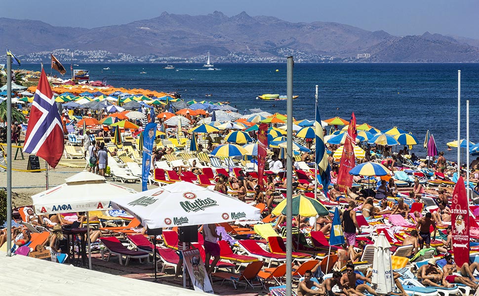 Cosmopolitan beach Akti Zouroudi, Kos Island 