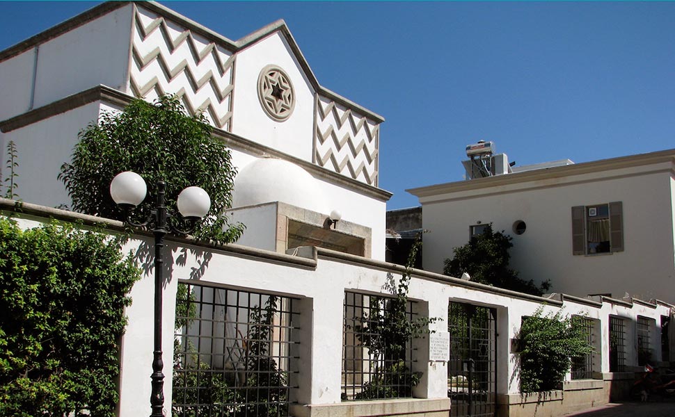 Die jüdische Synagoge auf Kos.