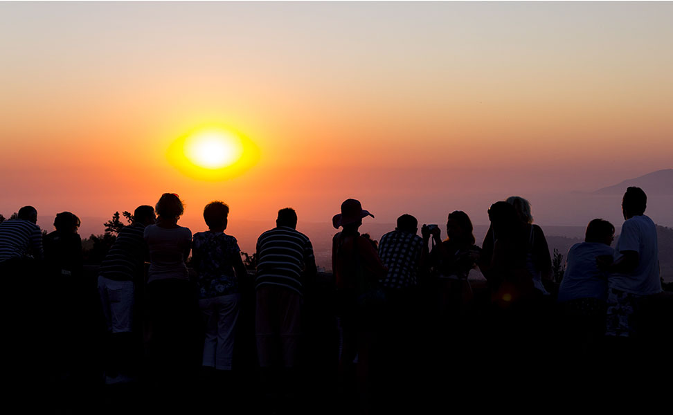 Der Sonnenuntergang von Zia