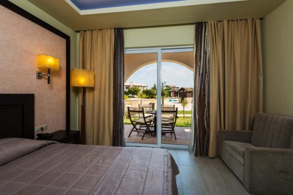 Family Room 2 Bedrooms with Pool View