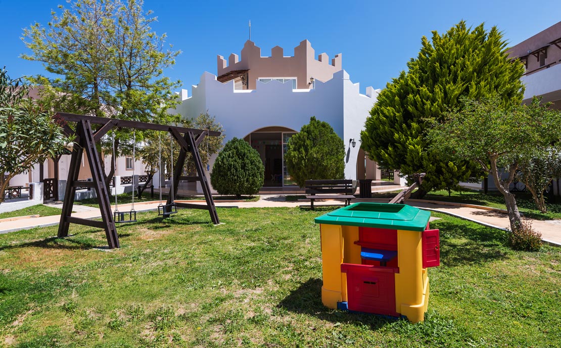 Playground for kids at Gaia Village Hotel