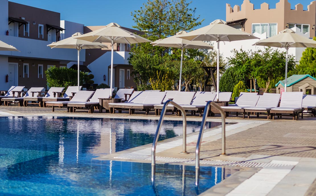 Second pool at Gaia Village Hotel