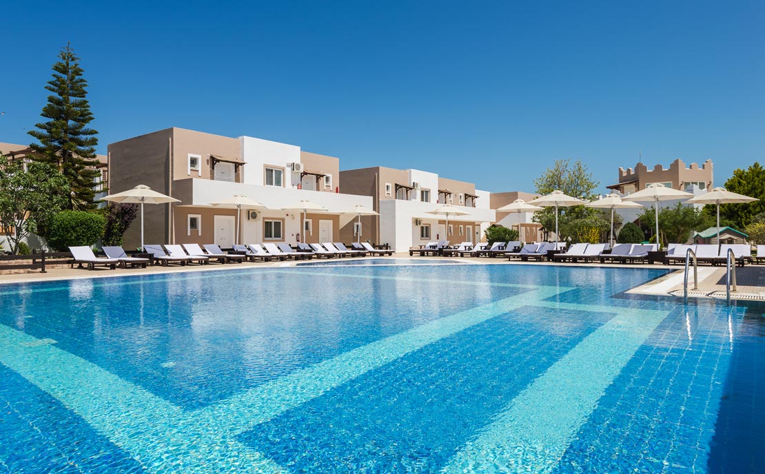 Second pool at Gaia Village Hotel