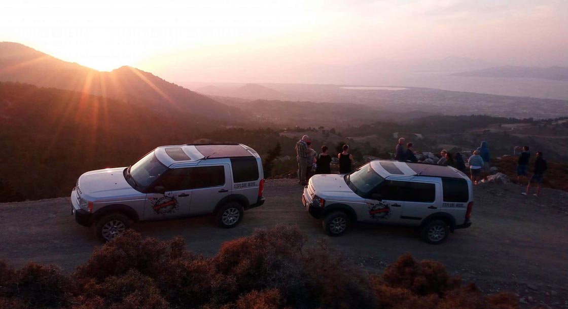 Sunset Jeep Safari Tour in Kos